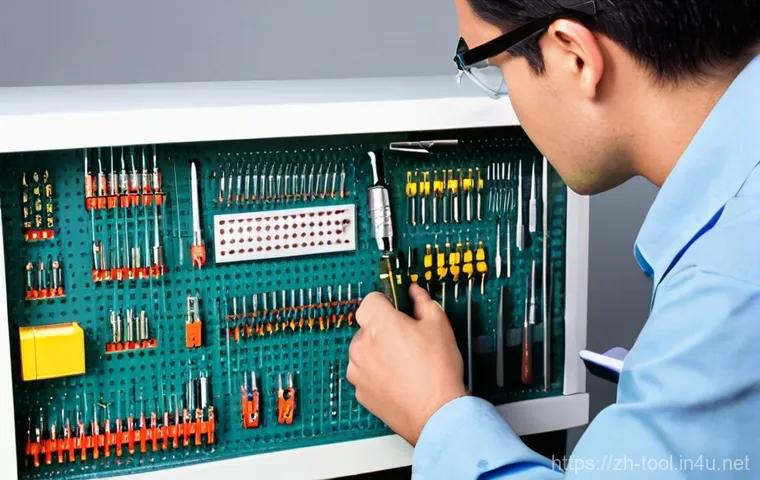 드라이버 세트 추천 및 리뷰 - **Prompt 1: The Savvy Home DIYer Choosing a Screwdriver Set**
    "A well-lit, modern home workshop ...